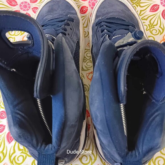 Jordan Spizike Midnight Navy Blue Men's Sneakers - Size 13 - Picture 11 of 14